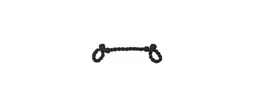 Nylon braided slobber bar - braided,